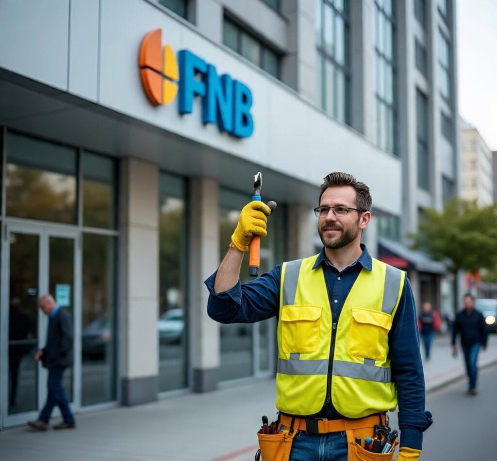 Handy Man at FNB in Johannesburg