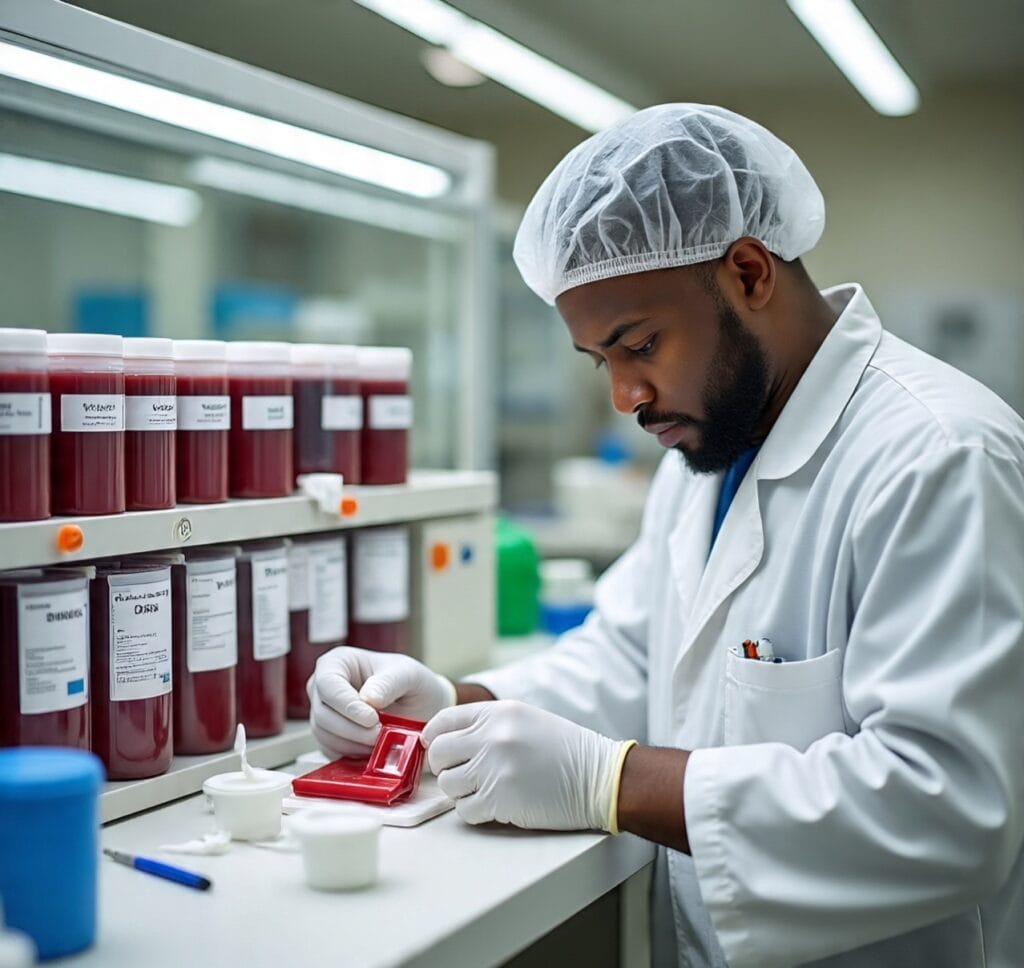 Special Processing Technician at SANBS