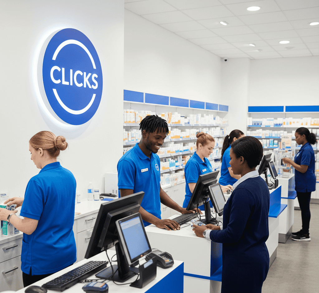 clicks cashier vacancies in South Africa