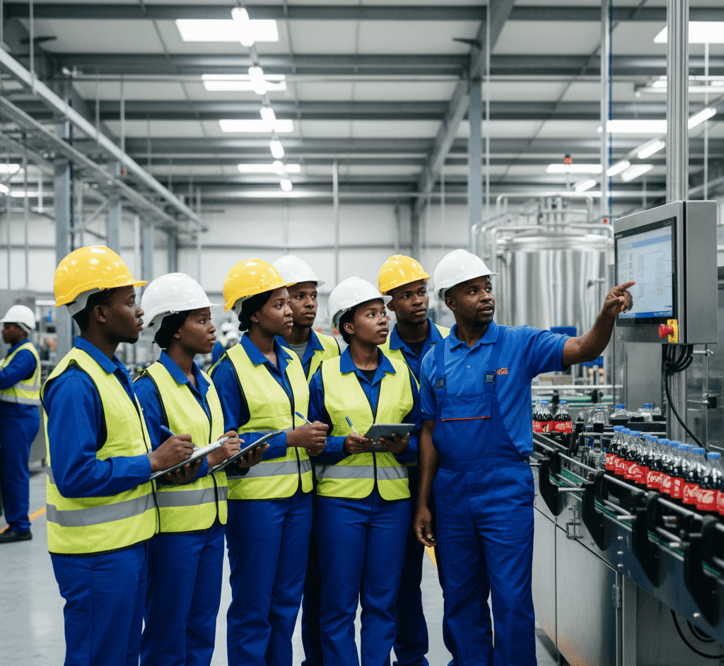 in service trainee manufacturing stores sa
