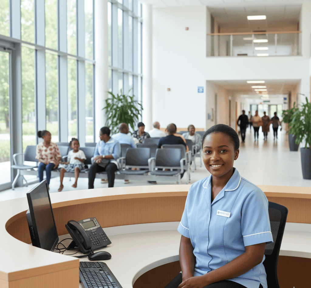 hospital receptionist jobs South Africa
