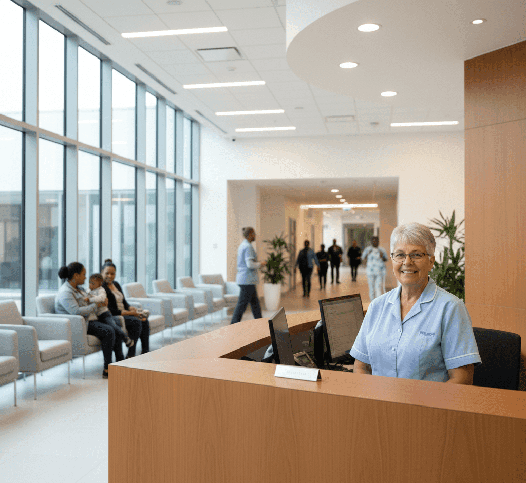 hospital receptionist jobs South Africa
