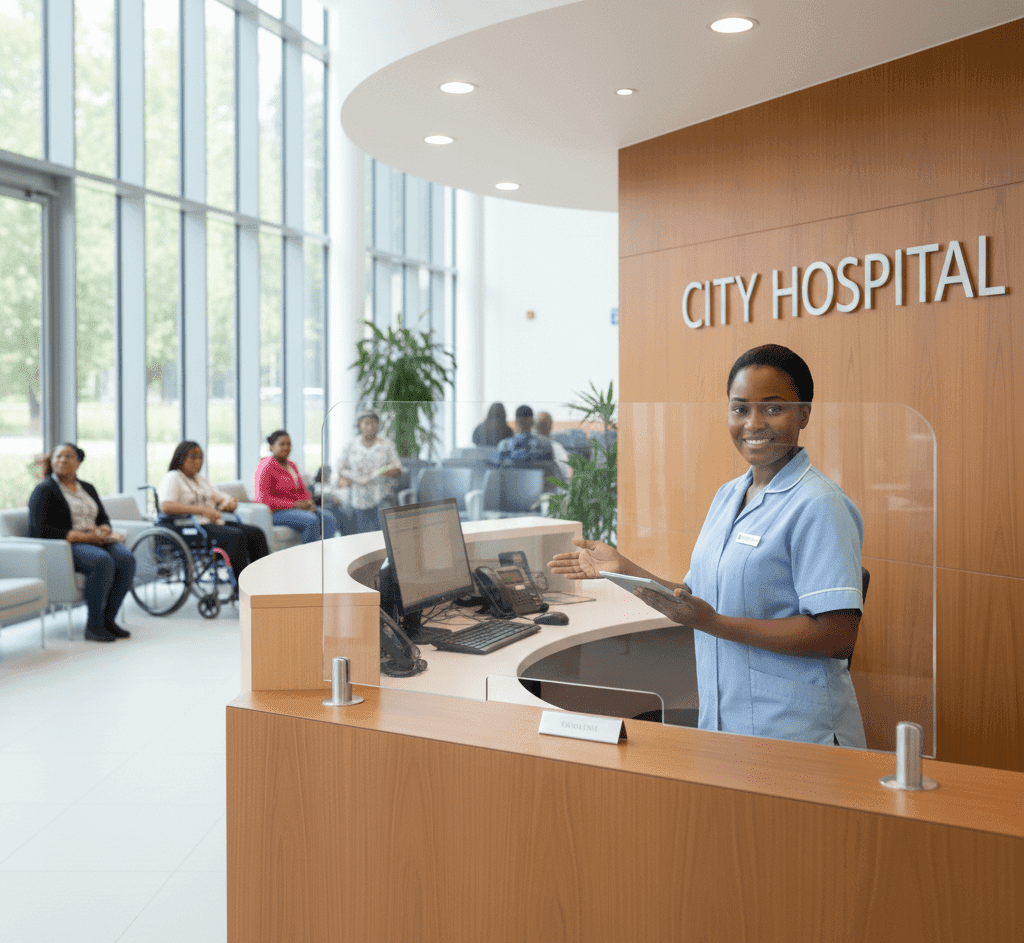 hospital receptionist jobs South Africa
