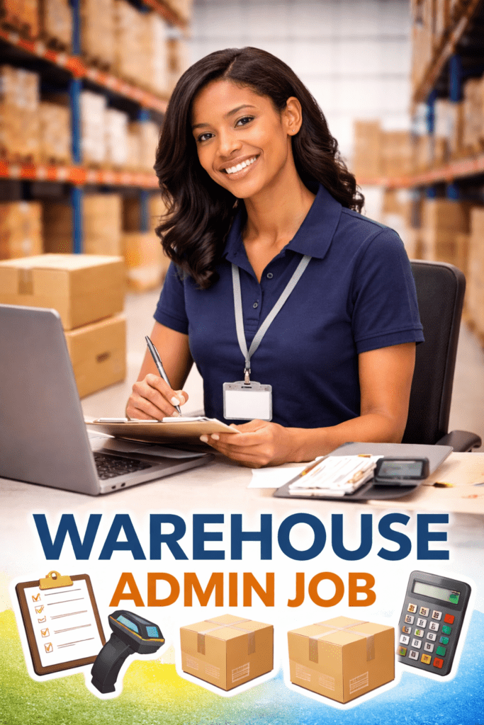 warehouse admin jobs 2026