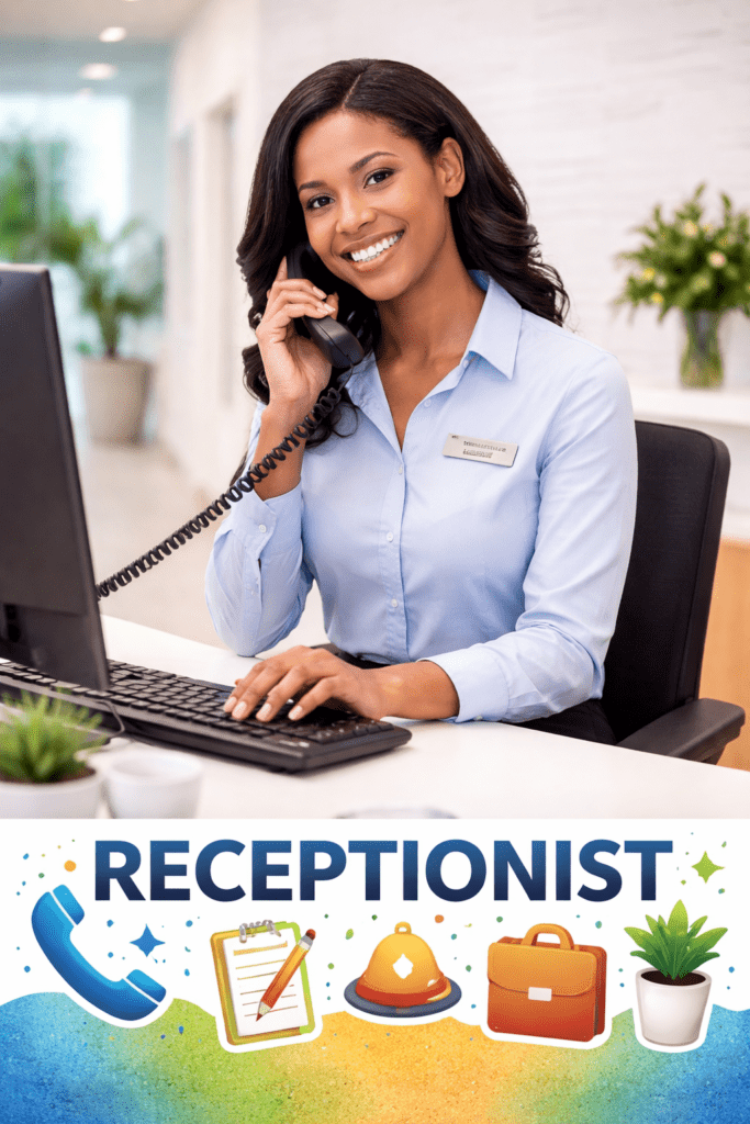 college receptionist jobs 2026