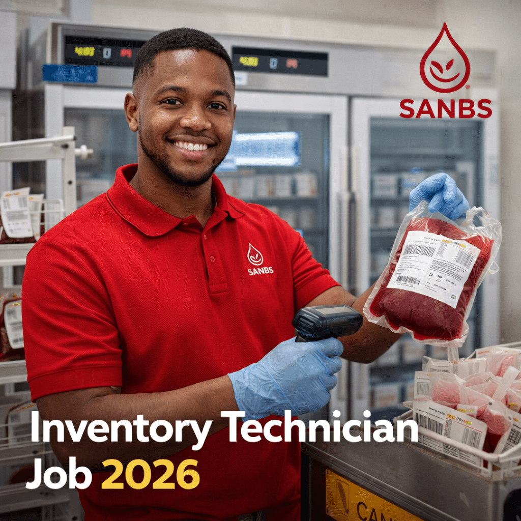 SANBS Inventory Technician Job 2026