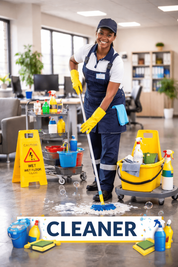 government cleaner jobs 2026
