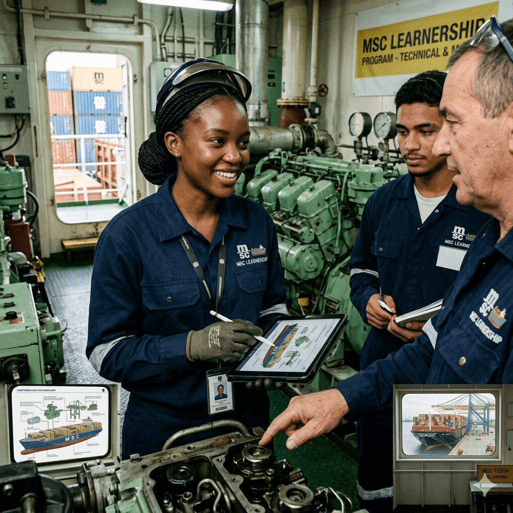 MSC shipping learnership programme
