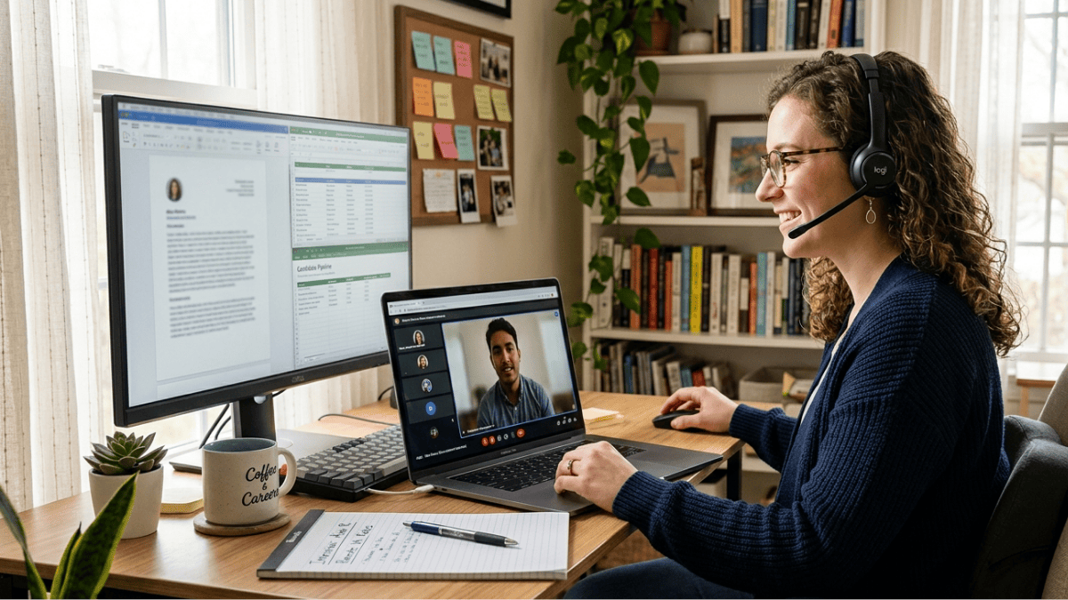 Virtual assistant at remote recruitment

