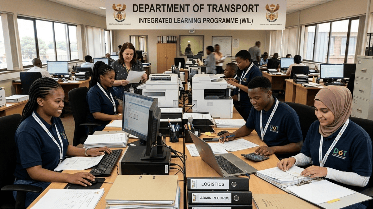 Department of Transport Work Integrated Learning 2026