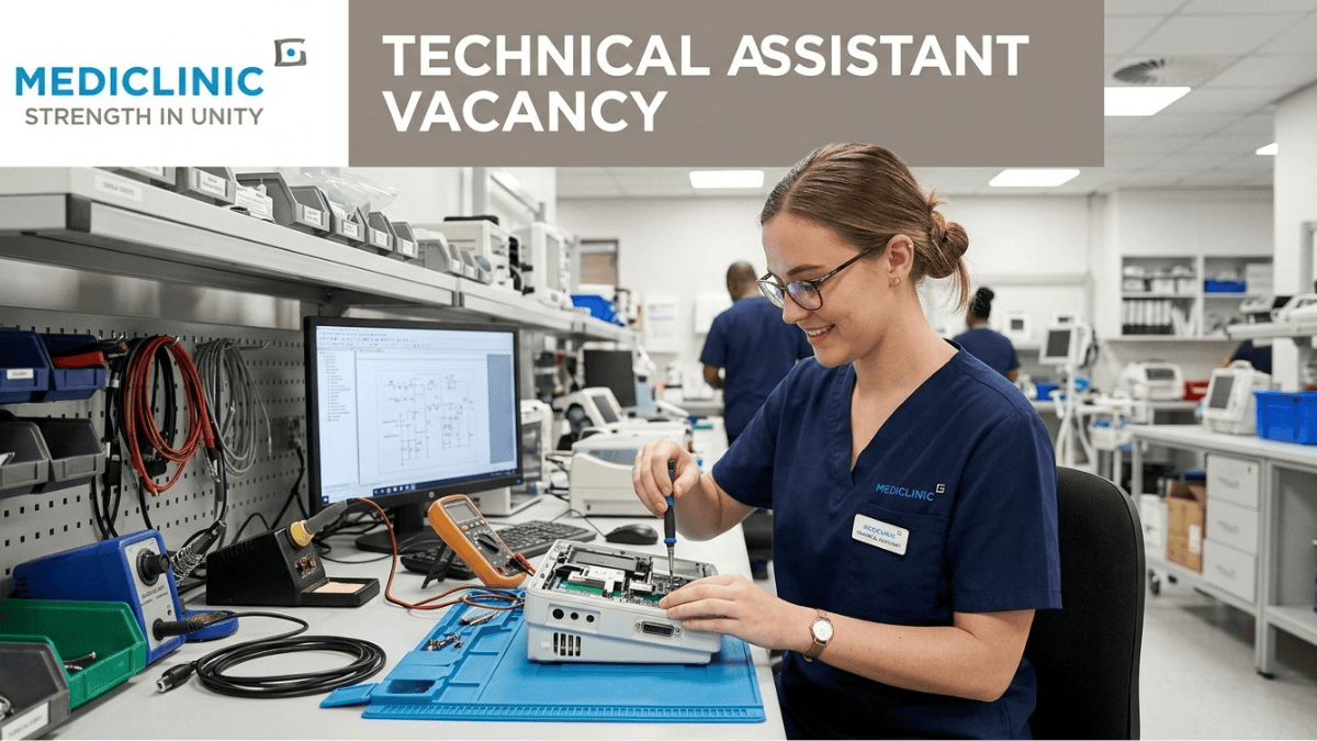 Mediclinic Highveld Technical Assistant Vacancy Trichardt