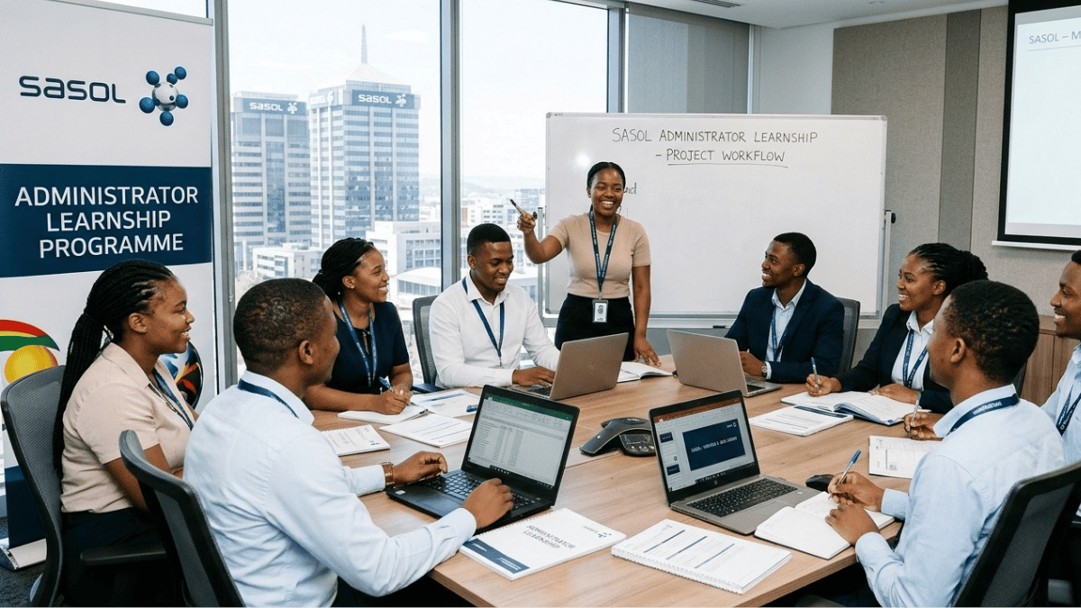 Sasol Learner Administrator Learnership 2026 Opens in 3 Locations